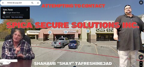 Attempting to contact SPICA SECURE SOLUTIONS and or Shahaub “Shay” Tafreshinejad