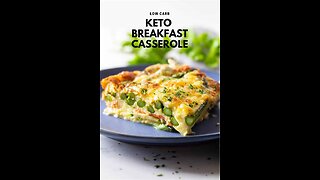 Keto style breakfast casserole