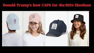 Hats and Caps Trump Elections 2024