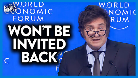 WEF Crowd’s Jaws Drop as Javier Milei Roasts WEF to Its Face