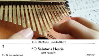 O salutaris #2 from the Ward Hymnal on the Kalimba