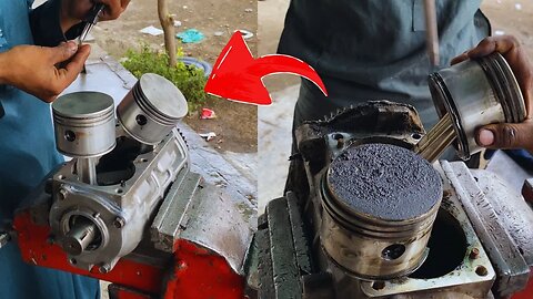 Removing Carbon Buildup from Piston | DIY Engine Maintenance | Mactech Pakistan