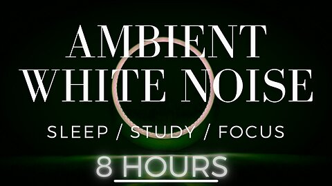 Fan sound / White noise to help you sleep, study, block out distractions | 8 hours