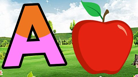 A for Apple B for Ball C for Cat, abcd alphabet, phonics song, अ से अनार क से कबूतर #kidsvideo