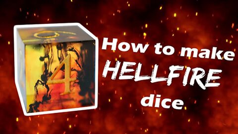 Making HELLFIRE Dice! | How to Get the Perfect Black Clouds