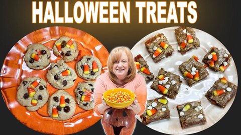 HALLOWEEN Candy Corn TREATS | Turn Your Favorite Candy into Blondies & Cookies