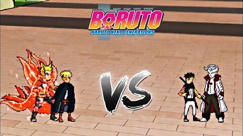 Boruto Adulto e Naruto Baryon VS Kawaki Adulto e Ishikki - Boruto: Naruto Next Generations | Mugen