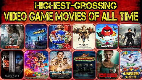 Part 2 | Best 50 Ranked Highest Grossing Video Game Movies Of All Time!