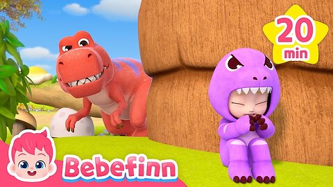 Welcome to Dino World! | Bebefinn Songs Compilation | Nursery Rhymes for Kids