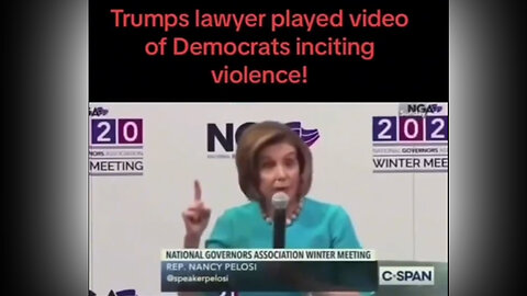 Nancy Pelosi/ Democrats - Death & Trumps Assassination