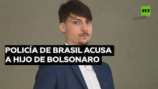 Policía de Brasil acusa a hijo de Bolsonaro por supuestos delitos de fraude