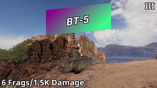 BT-5 (6 Frags/1,5K Damage) | World of Tanks