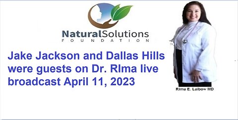 Jake Jackson and Dallas Hills were guests on Dr. RIma live broadcast