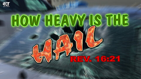 APOCALYPTIC HAIL: How HEAVY is a Talent of Hail? Catastrophic Revelation 16:21 #talent #weight #hail