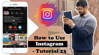 How to USE Instagram on iPhone - Follow & Un-Follow a Hashtag On Instagram | Tutorial 23