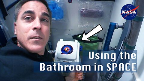 How to Use a Space Toilet| #SpaceBathroom #ZeroGravityBathroom #SpaceToilet