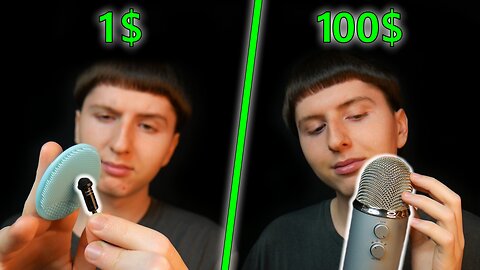 [ASMR] 1$ MICROPHONE VS 100$ MICROPHONE