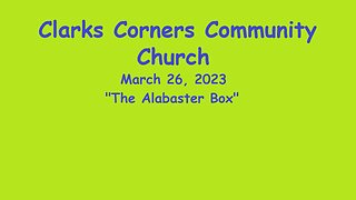 03/26/2023 The Alabaster Box