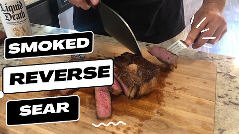 Secret techniques of smoked reverse sear ribeye steaks, Texas-style