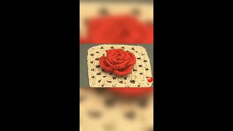 Woolen Crochet Flower Very easy step by step #crochet #knitting #crochetflower