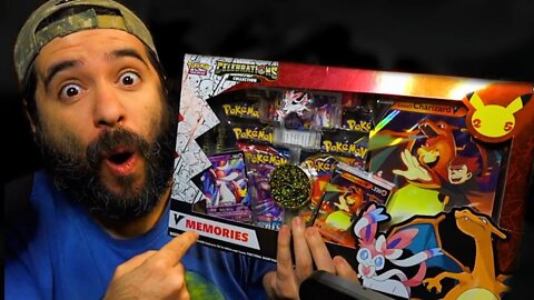 Pokémon Celebrations V Memories Collection Box Opening (Ft. Dark Sylveon V & Lance's Charizard V)