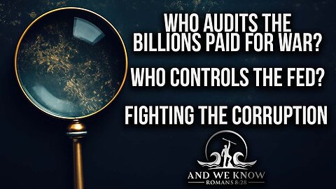 Who audits billions for war? Income tax gone with Trump, 17, Ballot fraud arrest?