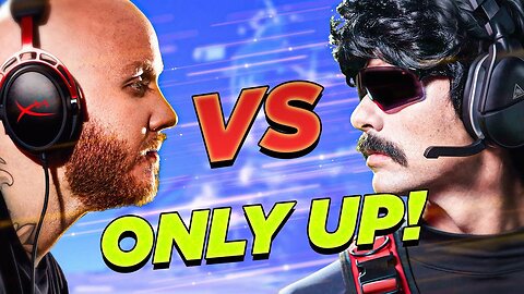 Dr Disrespect Challenging TimTheTatMan in ONLY UP! - Who RAGEQUITS first?!