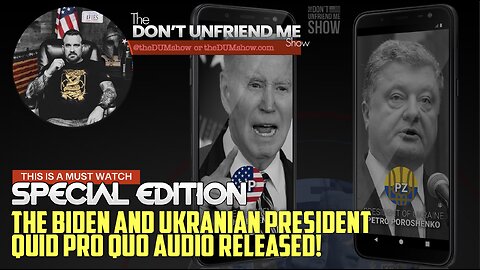 Joe Biden and Ukrainian President Quid Pro Quo Leaked Audio! - Must Listen!