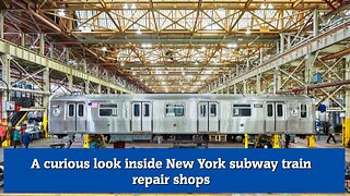 A curious look inside New York subway train repair shops