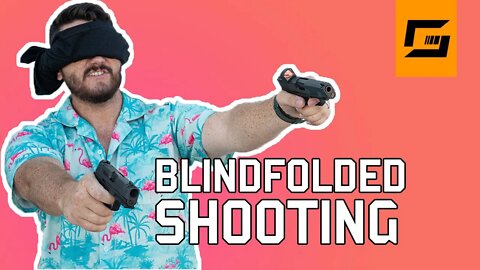 Pistol Comp VS. No Comp BLINDFOLDED SHOOTING 😎