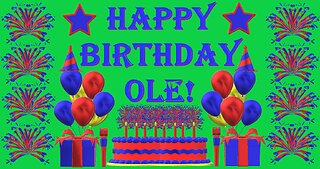 Happy Birthday 3D - Happy Birthday Ole - Happy Birthday To You - Happy Birthday Song