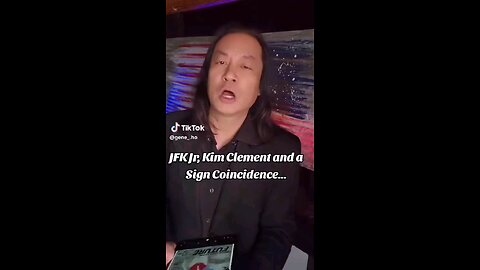 GENE HO - JFKJR, KIM CLEMENT AND A SIGN COINCIDENCE! 🍿🐸🇺🇸
