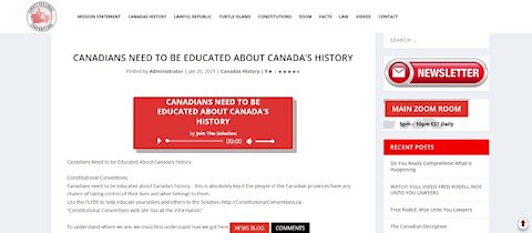 CANADIANS NEED TO BE EDUCATED ABOUT CANADA’S HISTORY!