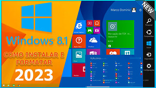 🔵 Como Instalar e Formatar Windows 8.1 Pro Português Br Tutorial Completo - Simples e Fácil 🔵