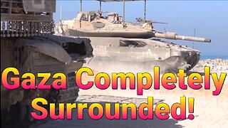 Gaza Surrounded by Israel; Israel & Palestine War; Houthis Attack Israel; (Military Update)