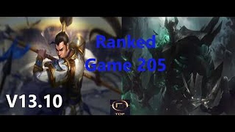 Ranked Game 205 Xin Zhao Vs Mordekaiser Top League Of Legends V13.10