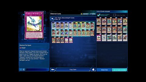 YuGiOh Duel Links - Buy Stardust Nexus Deck EX