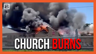 Abandoned Church in Dallas Goes Up in Flames