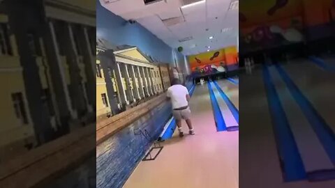 Bowling Ball Bounced Off Wall Fail! #MegaFails #Shorts