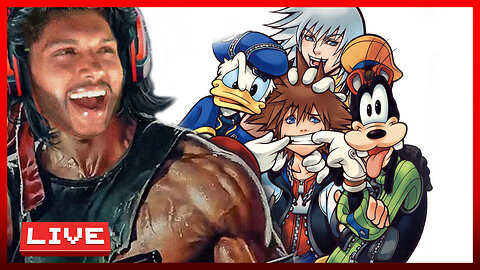 Bodybuilder Plays Kingdom Hearts PS5 LIVE (Kingdom Hearts 1.5 Remix) | !discord Dragon Ball Family