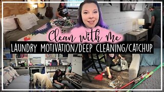 Catching Up When I Can//Cleaning Motivation//Living Room Deep Clean