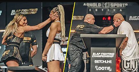 The hardest slaps from slap fighting championship. 😲😲