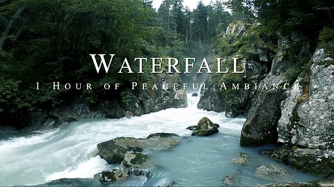 Waterfall | Peaceful Ambient ASMR Nature Sounds | HD