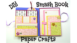 DIY scrapbook tutorial: How to make a smash book