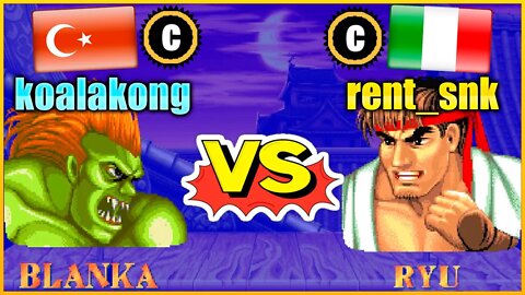 Street Fighter II': Champion Edition (koalakong Vs. rent_snk) [Turkey Vs. Italy]