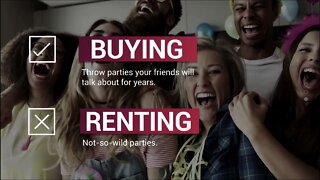 Buying vs Renting a home. Presented by Kalamazoo Realtor Richard Stewart REO Specialists llc