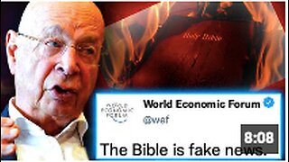 WEF Orders Govt's To BAN The Bible and Issue 'Fact-Checked' Version Without God