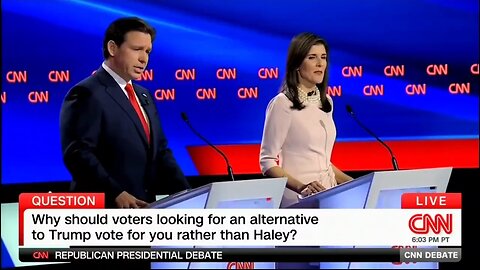 DeSantis Calls Haley Mealy-mouthed Hillary Politician