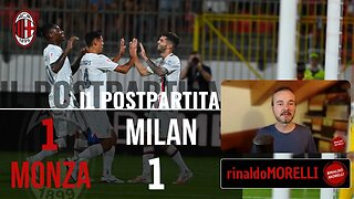 MONZA-MILAN 1-1, Pioli e i duelli individuali. Il commento alla partita di Rinaldo Morelli