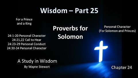 Wisdom - Part 25